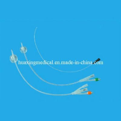 22fr Two-Way All Silicone Foley Catheter for Male