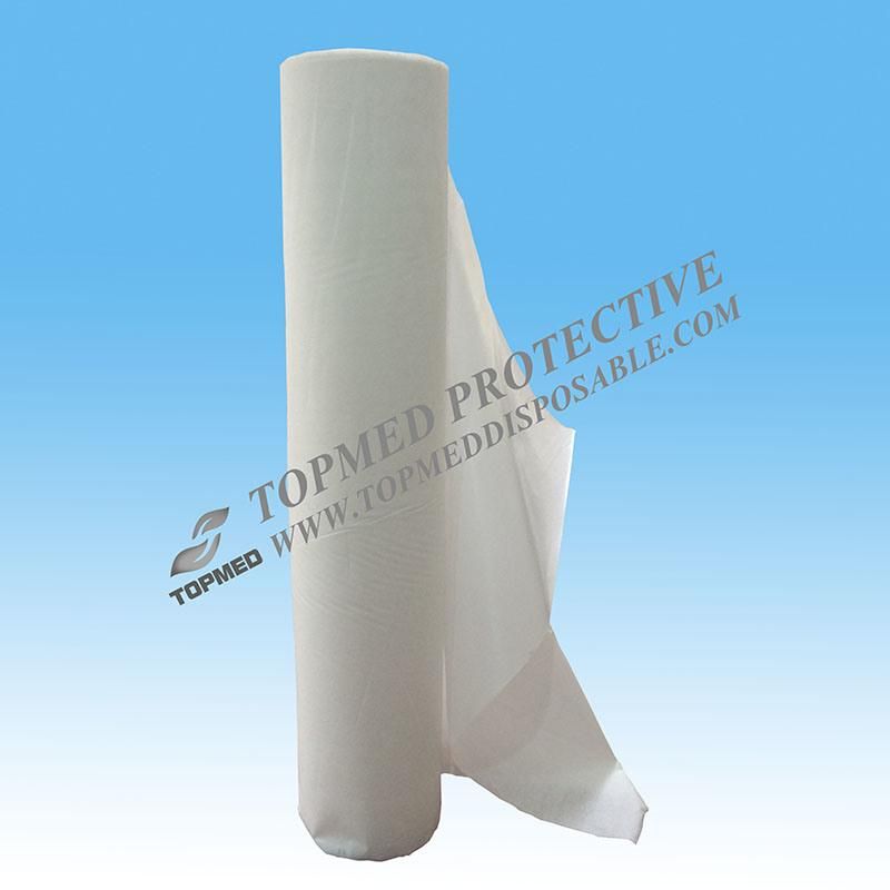 Disposable Medical Examination Bed Sheet Paper Roll White