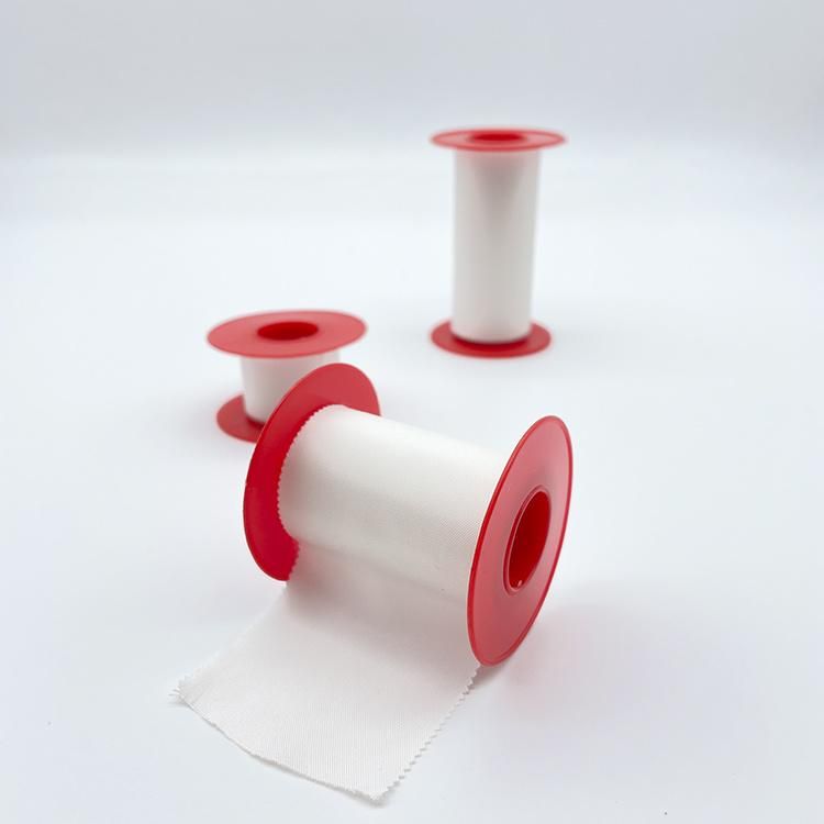 Medical Supplies Wholesale OEM Price Adhesive Breathable Silk Cloth Tape Medical Plaster Surgical Silk Tape