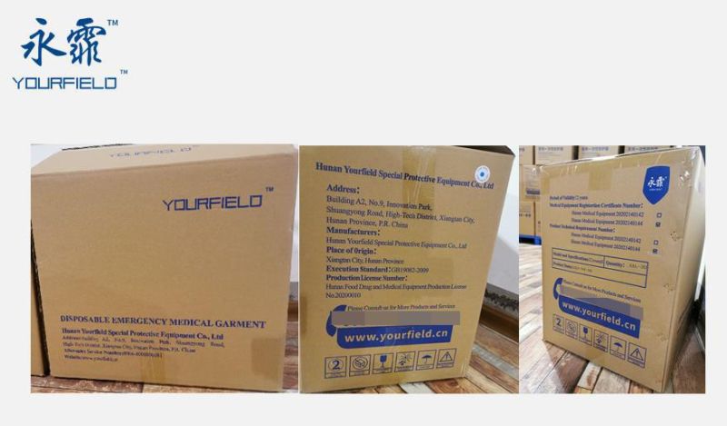 Factory Price Medical Disposable Protetive Clothing Nonwoven