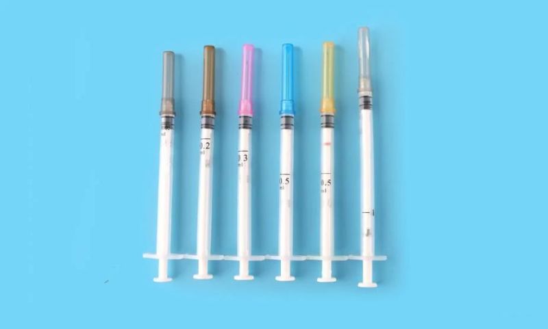 Disposable Auto Disable Safety Syringe with Neddle 0.1ml-1ml