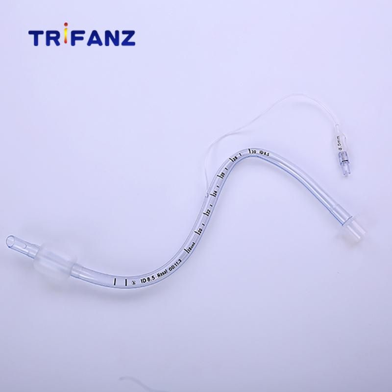 Dispossable Oral Preformed Endotracheal Tubes Cuffed for Hospital