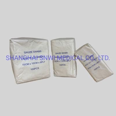 100% Cotton Sterile X-ray Detectable Gauze Pad