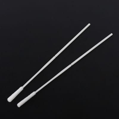 Sample Collect Sterile Flocking Pharyngeal Swab Sticks 15cm/8cm Breakpoint