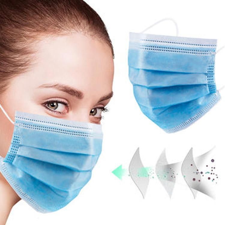 FDA Certified ASTM Level 3 Disposable Medical Supplies Non-Woven Protective Dental Facial Dust Surgical Face Mask for Hospital Use