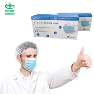 Protective Comfortable 3 Layers Ear-Loop &#160; Disposable Facial Surgical Mask with CE