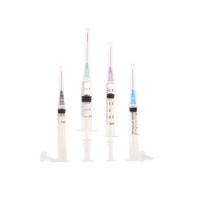 Auto Disable Syringe 0.5ml, Disposable Safety Syringe