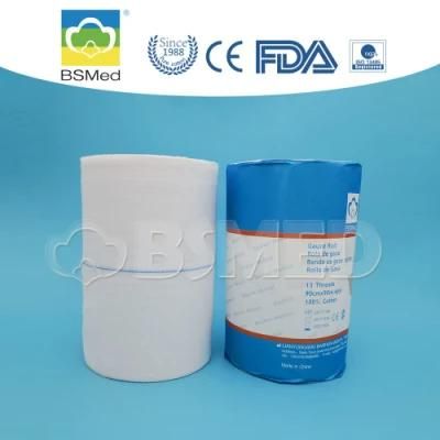 Surgical Wound Dressing Cotton Swab Gauze Roll for Hospitable Use