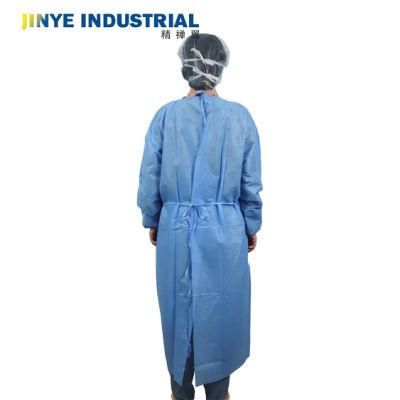 Non-Woven Full Body Coverall Disposable Surgical Protective Suits Disposable Surgical Gown Non-Sterile PP+PE Fabric Gown