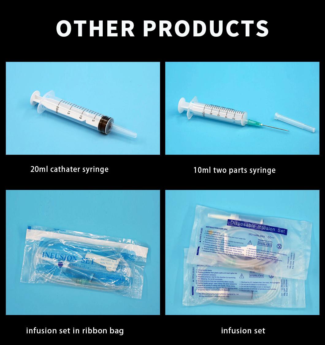 Hot Sale PVC Medical Consumables 50-3000 Two-Port PVC Infusion Bag