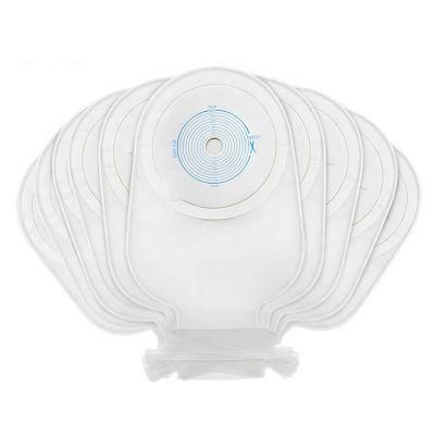 Factory Stoma Hospital Medical Disposable Colostomy Bag with Adhesive Flange