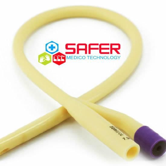 Disposable Latex Foley Catheter Silicone Coated 2-Way