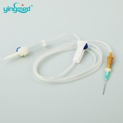 Medical Equipment IV Disposable Infusion Giving Set with Needle Luer Slip Lock