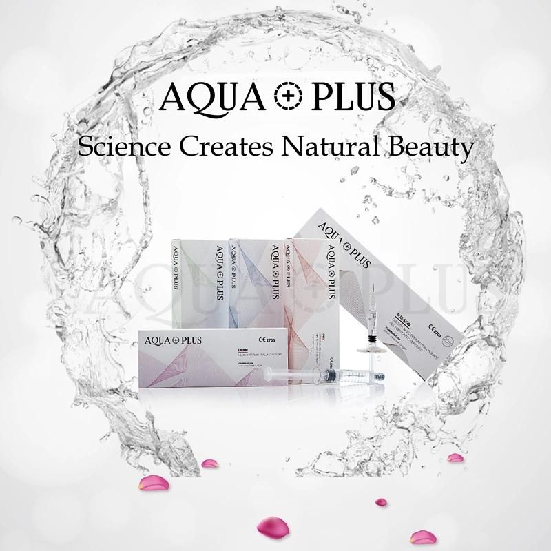 Aqua Plus Medical Sodium Hyaluronate Acid Dermal Filler for Anti-Aging and Anti-Wrinkles 2ml