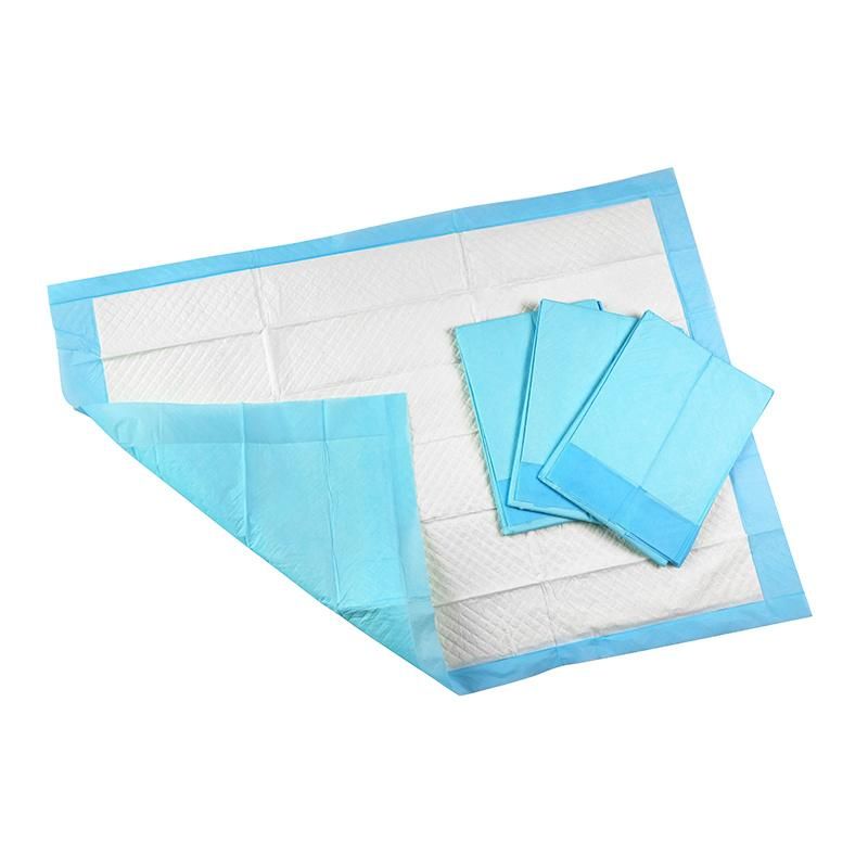 Top-Ranking Suppliers High Absorbent Medical Dry Surface Underpad 80*150 Fluff Pulp Baby Undersheet Bulk Disposable Underpads Cheap Price for