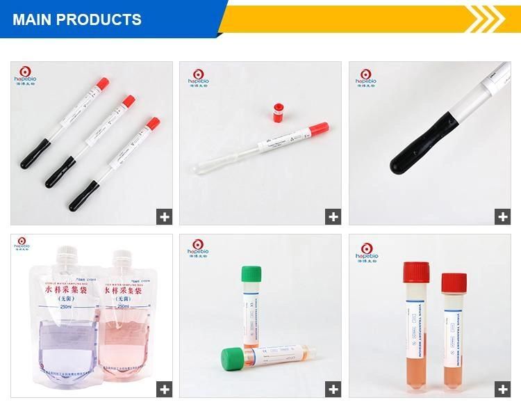 High Quality Disposable Transport Medium Viscose Swab with Tube