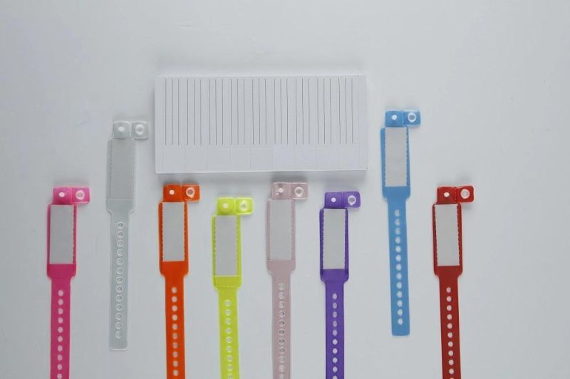 Medical Soft Disposable PVC Insert Card Baby Wristband