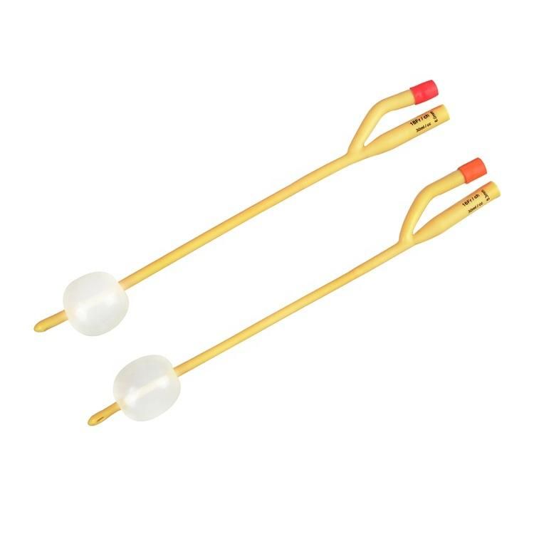 Medical Consumables 2way Female Latex Foley Catheter