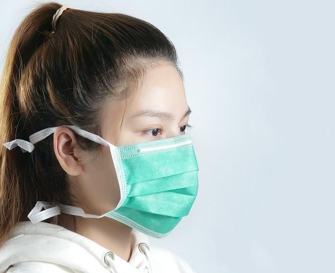 Medical Disposable Earloop Tie on Face Mask with Ce En14683