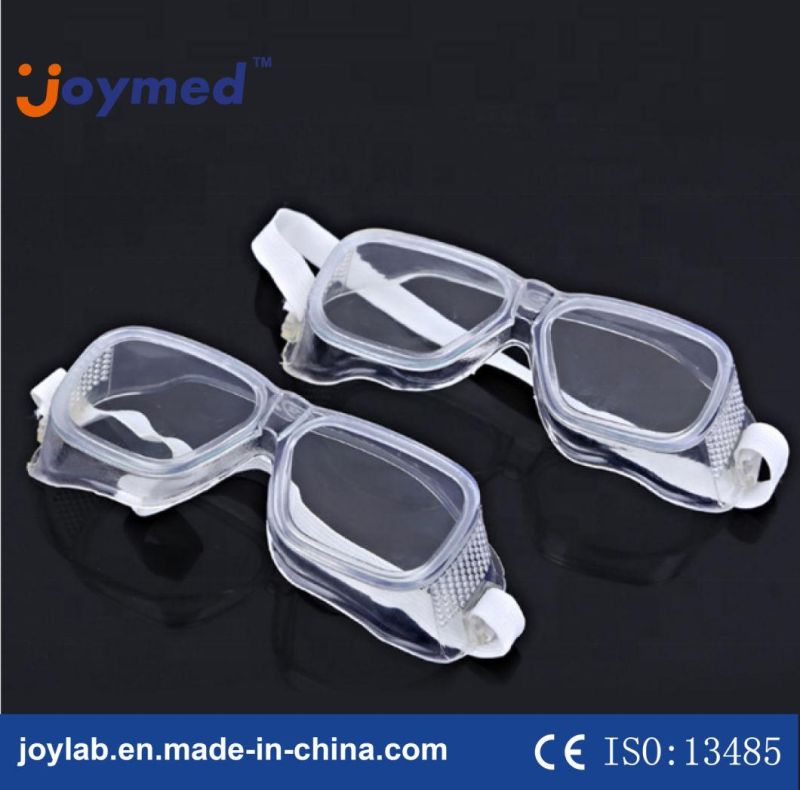 Hot-Selling Medical Protective Eye Glasses Anti Saliva Fog Safety Glasses Goggles for Chemical and Hospital