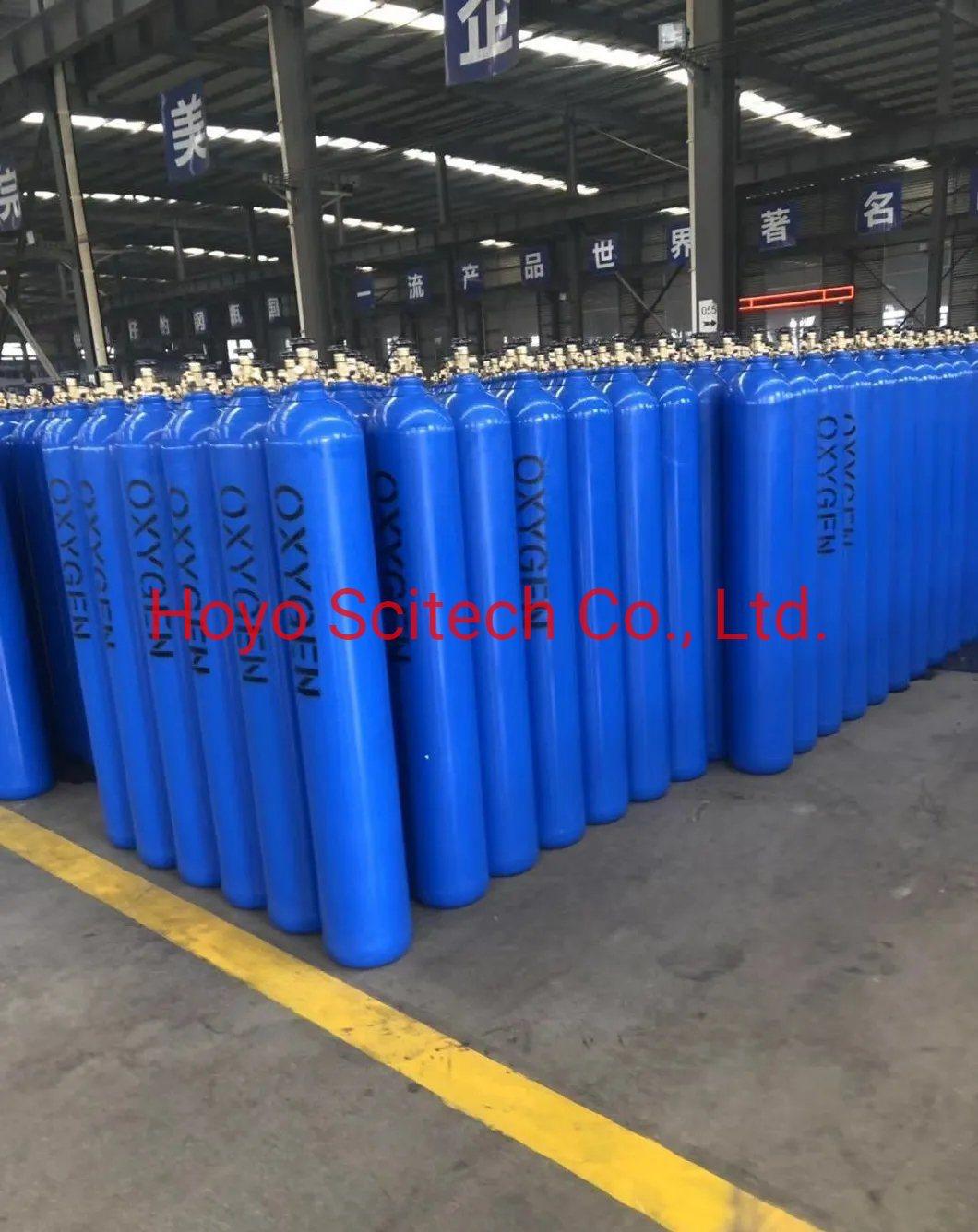 Hot Sales 4L 6.3L 10L 40L Seamless Al Steel Industrial Medical Argon/CO2/Gas/Air/Oxygen Cylinder
