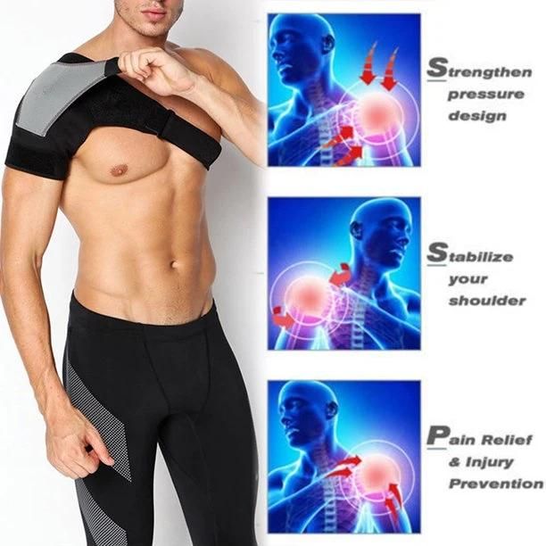 Arm Injury Prevention Left Right Breathable Neoprene Shoulder Support Rotator Cuff