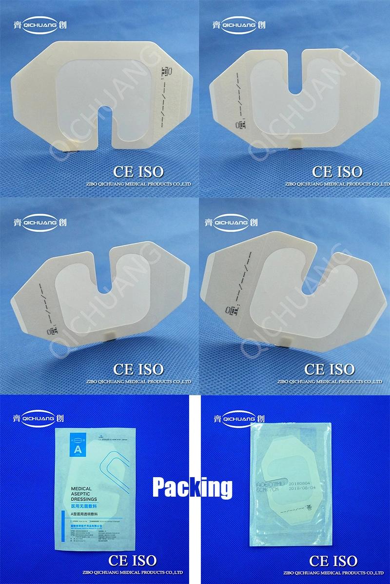 Hospital Medical Transparent PU I. V. Advanced Securement Dressing with Ce