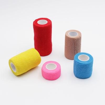 Bulk Wholesale Medical Supply Self Adhesive Vet Wrap Adhesive Elastic Cohesive Bandage