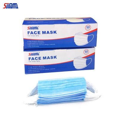 Custom Medical Surgical Hospital Disposable 3ply Face Mask