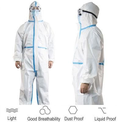 Non-Woven Disposable Waterproof Safety Medical Isolation Gown