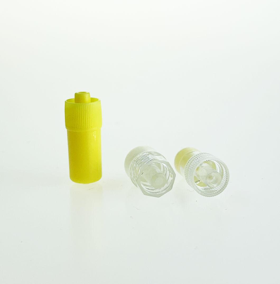 Wego Medical Products Wholesaler Disposable Sterile Yellow Heparin Caps Medical Plastic Heparin Cap