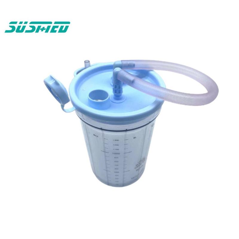 Disposable 1200ml 2000ml Collection Fluid Negative Pressure Suction Liner Bag