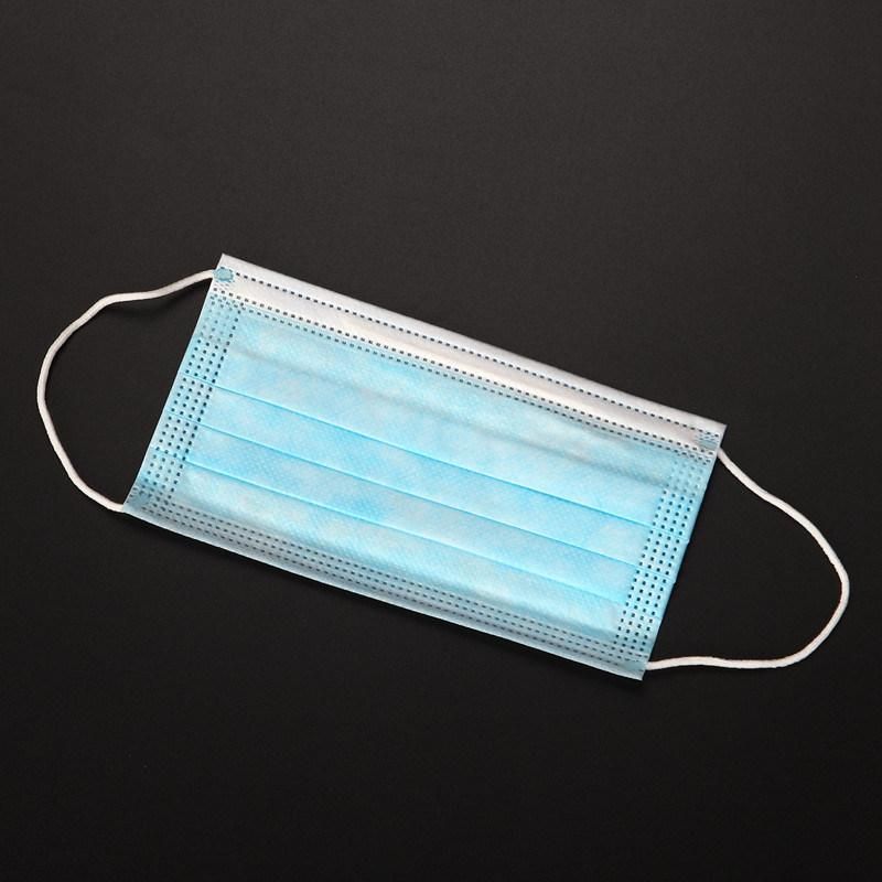 Meltblown Nonwoven Medical Surgical Disposable 3 Ply Masks