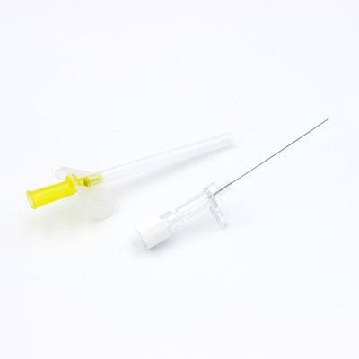 Hospital Consumables of Surgical Safety Different Sizes and Different Color Types IV Cannula with Wing Injection Port