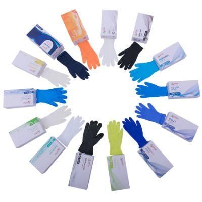 Latex Rubber Gloves Disposable Malaysia Powder Medical Grade