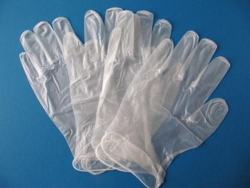 Disposable Clear White Color Vinyl Gloves for Food Service with Powder Powder Free Vinil Gloves