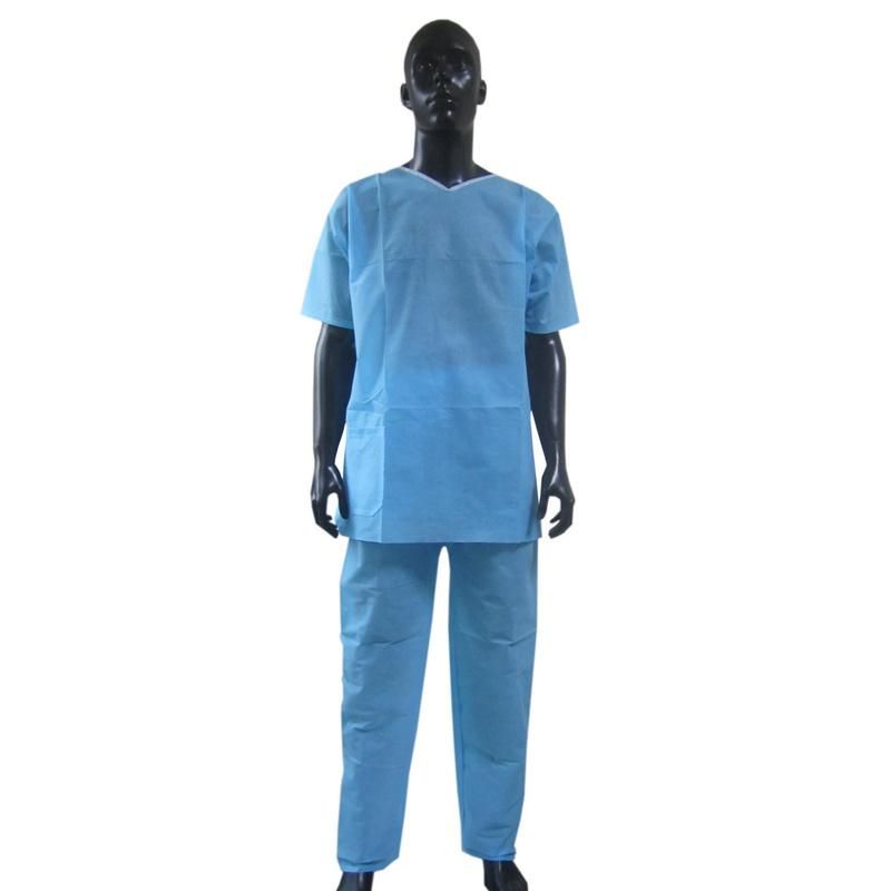 Factory Wholesale Price Sterile Disposable Hospital SMS Patient Surgical Gown