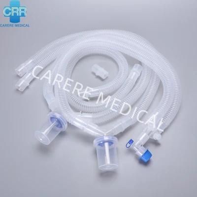 High Quality Disposable Medical Breathing Anesthesia Circuit Corrugated Watertraps