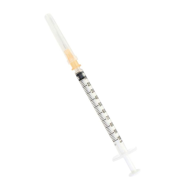 CE Medical Disposable Sterile Injection 0.3ml/0.5ml/1ml Safety Insulin Syringe with/Without Needles