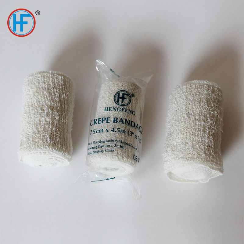 Elastic Crepe Bandage for First Aid for Sports, Medical, and Injury Recovery