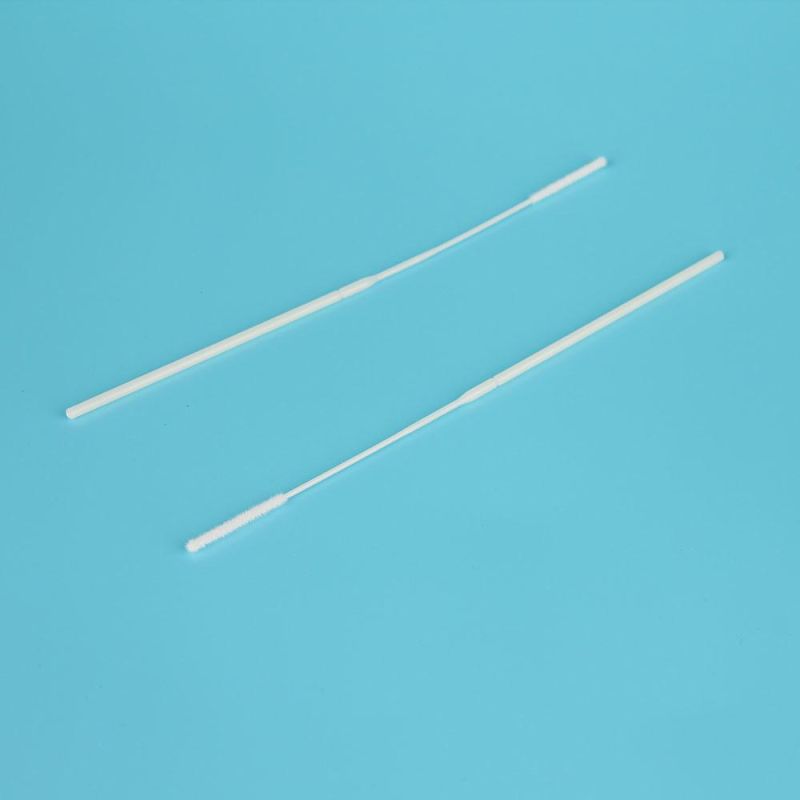 Disposable Virus Collection Nasal Flock Swab Nasopharyngeal Swabs