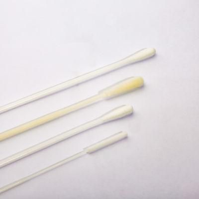 Fast Shipping Sterile Nasopharyngeal Nasal Flock Swab with Plastic Stick