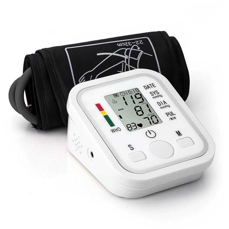 Electronic Automatic Upper Arm Blood Pressure Meter Home Use Care Device Blood-Pressure Cuff