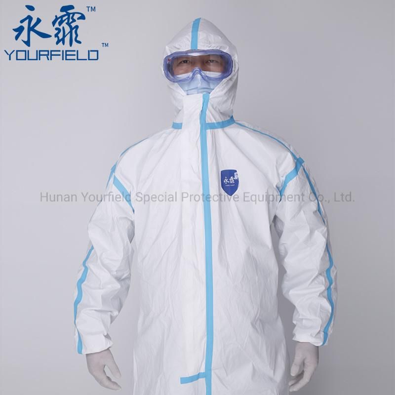 Yourfield ICU Disposalbe Emergency Medical Garment (SS Non-woven PE Film, 65GSM) GB 19082-2009 Clothing