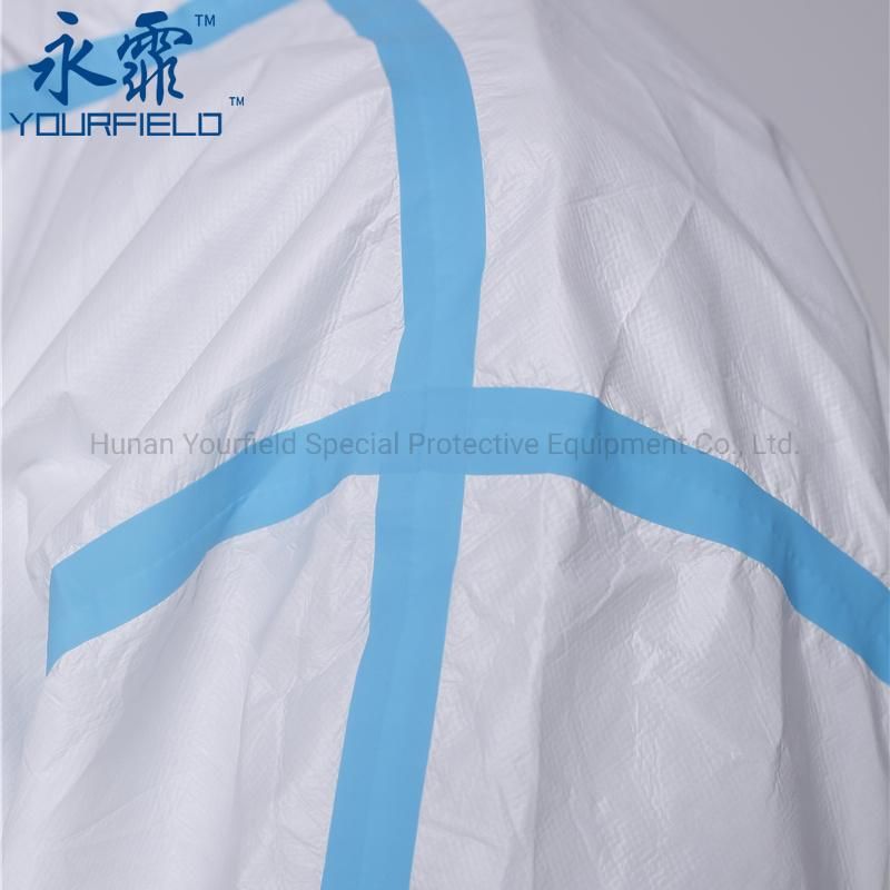 Yourfield ICU Disposalbe Emergency Medical Garment (SS Non-woven PE Film, 65GSM) GB 19082-2009 Clothing