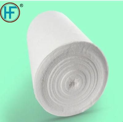 Mdr CE 100% Cotton Fabric Absorbent Hospital Use Gauze Roll
