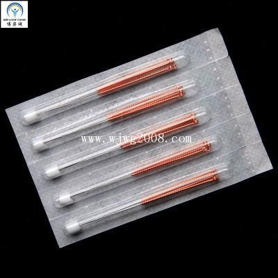 Sterile Copper Handle Acupuncture Needles (AN5-1) 5 Needles Blister