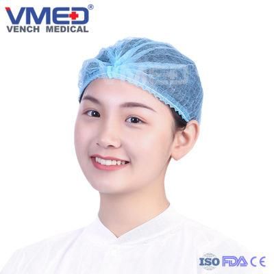 Disposable Surgical Non-Woven Single &amp; Double Elastic Clip/ Mob Cap