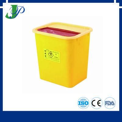 Rectangle Shape Plastic Sharps Container