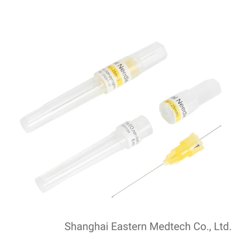 Luer Lock Fine Needle Tip 27g 30g Double Sides Disposable Anesthesia Use Dental Injection Needle